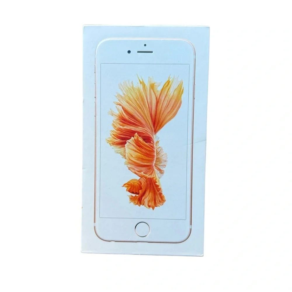 EMPTY BOX ONLY Apple iPhone 6S Genuine Apple Rose Gold 64GB Box Sticker Decal